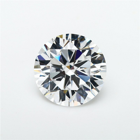 5A White CZ | Round Faceted | 10pc Pack | H1901F/10EA